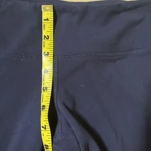 Alo Yoga Coast Legging Sz S Navy Blue Sheer Mesh Performance Workout Pilates Run thumbnail 8