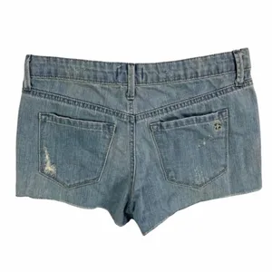 Jessica Simpson Light Wash Denim Cutoff Shorts‎ thumbnail 2