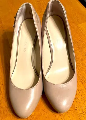 Franco Sarto nude pumps thumbnail 1