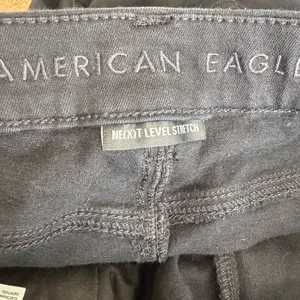 American Eagle Outfitters Curvy Hi-Rise Shortie Black Jean Shorts size 10 thumbnail 11