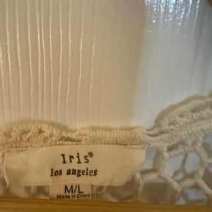 Iris Cream Crochet Fringe Top thumbnail 4