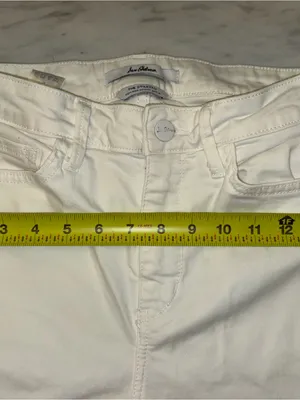 Sam Edelman Stiletto High Rise Skinny Ankle White Jeans thumbnail 3
