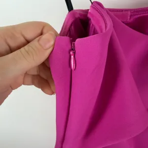 Vince Camuto One Shoulder Bow Pink Sheath Dress Size 6 Cocktail Wedding Evening thumbnail 4