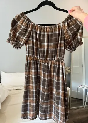 Princess Polly Plaid Mini Dress thumbnail 3