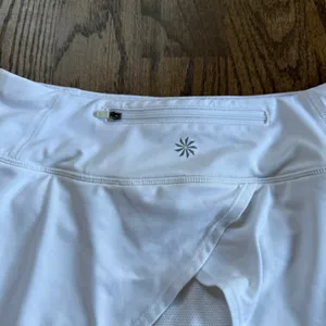 Athleta Womens White Layered Flounce Skort Skirt Attached Shorts Size Small thumbnail 4