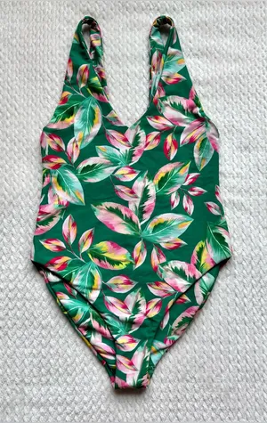 Skatie Amanda One Piece Swimsuit S Green Tortuga Tropical Colorful Beach thumbnail 1