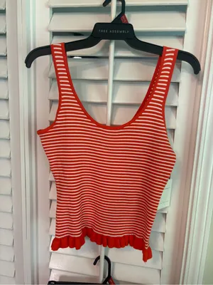 Free Assembly Orange And White Tank And Skirt Set Size Medium thumbnail 5