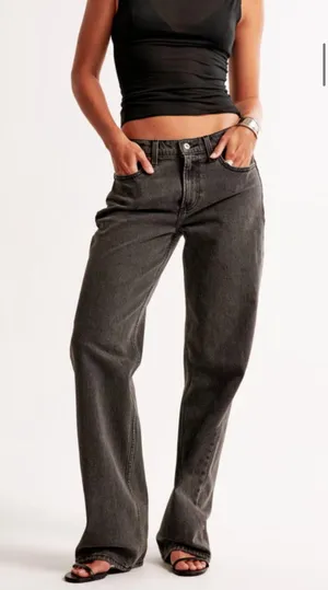 Low Rise Baggy Jeans From Abercrombie thumbnail 1