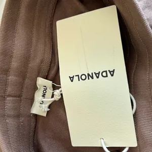 Adanola Taupe Wide-Leg Drawstring Pants thumbnail 10