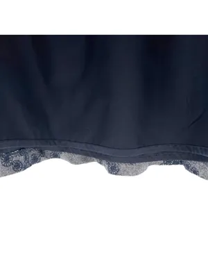 Boden A-Line Circle Embroidery Skirt Blue Gray Wool Blend Twee Mod Retro Size 6 thumbnail 7