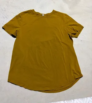 Lululemon Crew Neck T-Shirt in Mustard 10 thumbnail 1