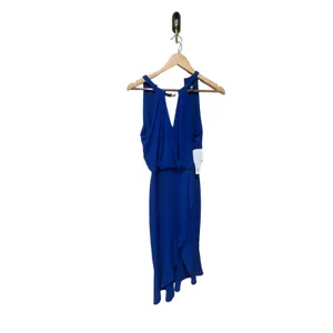 AQUA‎ Midi Crepe Ruffle Dress Size 0 thumbnail 2