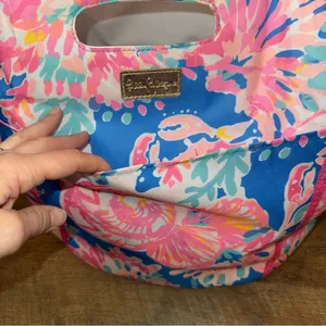 Lilly Pulitzer Large Insulated Floral Beverage Tote thumbnail 3