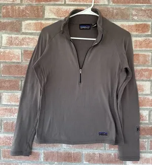Patagonia Half Zip Long Sleeve Lightweight Fleece Shirt Women’s Small Gorpcore thumbnail 1