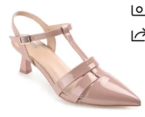 Journee Collection NEW Journee Jazlynn Patent Vegan Leather Pump 5.5 $95 thumbnail 1
