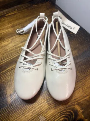 No Boundaries Beige Corset Ballet Flats Size 6.5 thumbnail 5