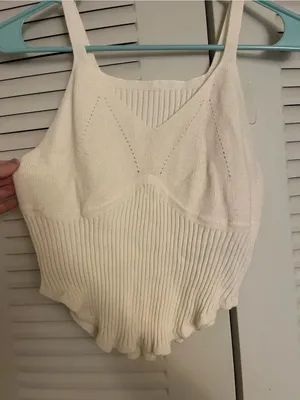 Women's Knit Tank - Cream thumbnail 1