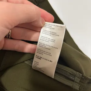 Anthropologie Olive Green Corset Tank Top Sweetheart‎ Neckline XS Side Zip Ponte thumbnail 7