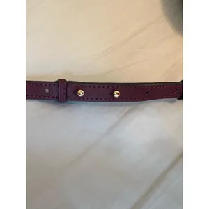 Michael Kors Burgundy Nylon Crossbody Camera Bag Gold Hardware thumbnail 9