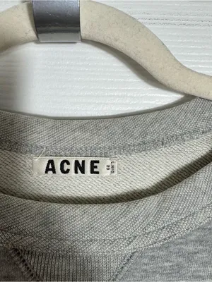 Acne Studios Nick Print Magnetic Graphic Sweatshirt Gray SM (AW13) thumbnail 4