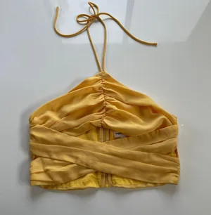 Yellow Halter Top thumbnail 2