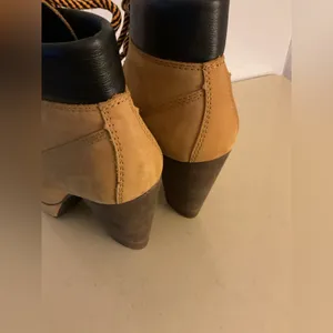 Steve Madden Women's chestnut brown platform Chelsea heel boots size 7 thumbnail 6