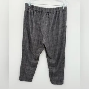 Aritzia Babaton Conan Wool and Cashmere Gray Plaid‎ Pant Size 14 thumbnail 2