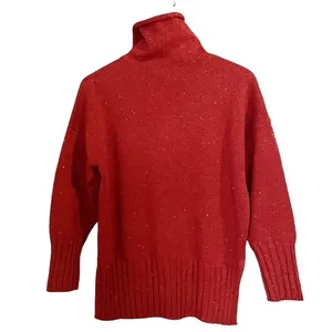 Free Assembly Sweater Roll Neck Rust Fleck Speckled Cozy Pullover Womens Size XS thumbnail 2