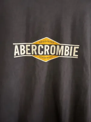 Vintage Men’s XL Abercrombie & Fitch Navy Crewneck thumbnail 3