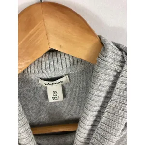 LL Bean Grey Turtleneck Sweater Size XS thumbnail 2