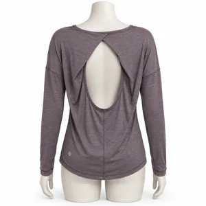 Lululemon 6 Get Set Long Sleeve Heathered Smoky Blush Frosted Mulberry Luon thumbnail 3