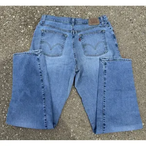 Y2K Women's Levi's 550 Medium‎ Wash Jeans Relaxed Fit Tapered Leg 16 MIS L 0603 thumbnail 2