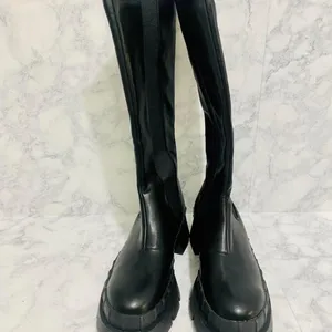 Princess Polly Black Douglas Boots thumbnail 2