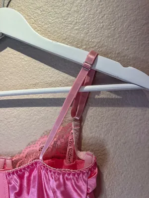 Pink Satin Corset Top Size Small thumbnail 6