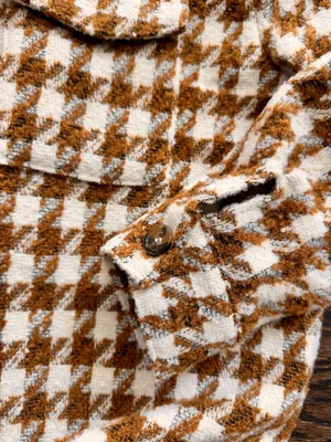 Forever 21 Houndstooth Shacket Jacket S thumbnail 3