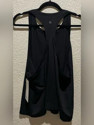 Lululemon NWT Swiftly Tech High Neck Racerback Tank Top Black Size 18 thumbnail 5
