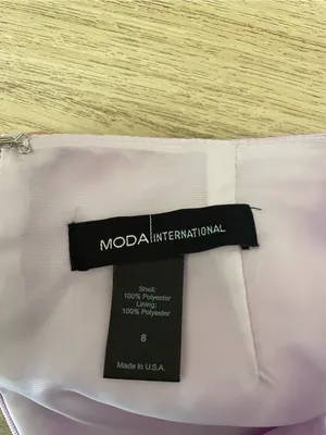 Victoria's Secret Moda International Y2K Satin Lilac Top & Skirt Matching Set thumbnail 2