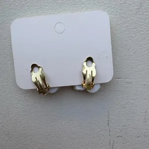 Iridescent White Flower – Lightweight Statement Floral clip-on‎ earring new thumbnail 6