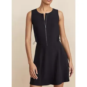 Lou & Grey‎ Wanderweave Active Pocket Dress Women's XL Black Sleeveless Casual thumbnail 2