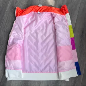 crown & ivy Multicolor Striped Women’s Vest XL Quilted New thumbnail 5