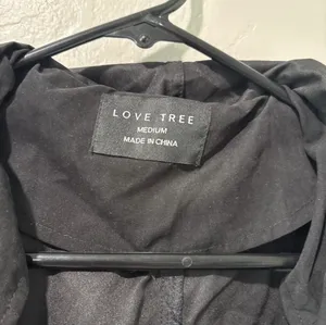 Love Tree Black Light Weight Jacket thumbnail 3