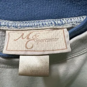 Vintage‎ Grandma Love Forever True Rhinestone Heart Sweatshirt Cream Large thumbnail 5