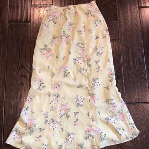 Abercrombie & Fitch green floral maxi skirt size xxsmall thumbnail 7