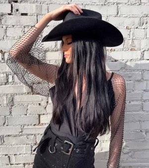 Cowboy Faux Suede Rodeo Hat thumbnail 1
