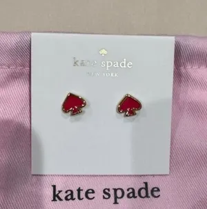 Kate Spade Pink Stud Spade Earrings New thumbnail 1