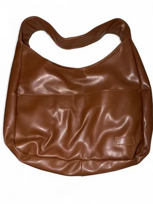 Brown faux leather purse thumbnail 2