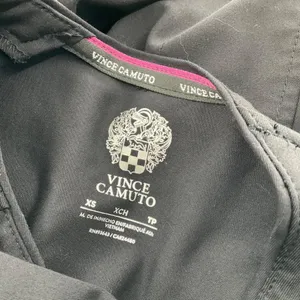 Vince Camuto Womens Black Scrub Jacket & Top Set XS Polyester/Spandex Blend thumbnail 7