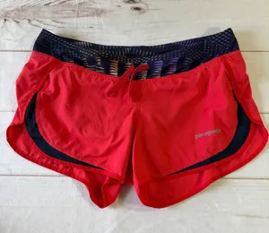 Patagonia Red Women's Athletic Shorts thumbnail 1