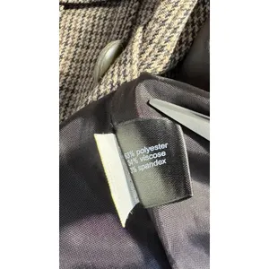 The Limited Women Brown‎ Houndstooth Four Pocket Button Front Blazer Jacket Size M thumbnail 10
