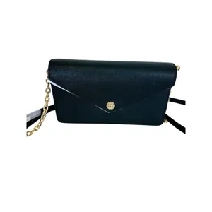 Michael‎ Kors Small Saffiano Leather Envelope Crossbody/Clutch Bag Black NWT thumbnail 11